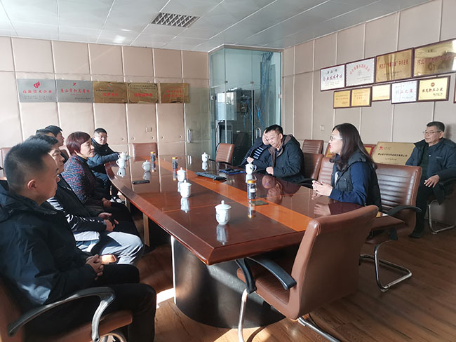 Zveza industrije in trgovine Shandong je obiskala podjetje Tangshan Jinsha